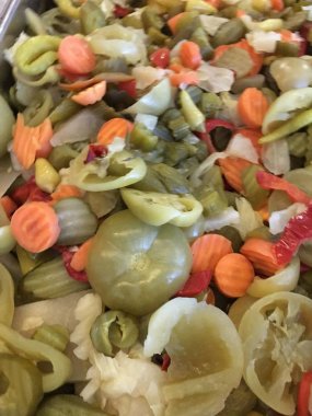 Turşu arka plan ünitesi izole