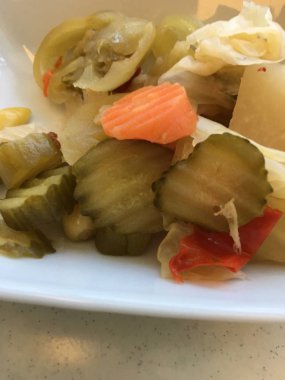 Turşu arka plan ünitesi izole