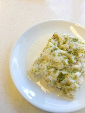 fındık arka plan ünitesi ile doldurulmuş pirinç gofret izole