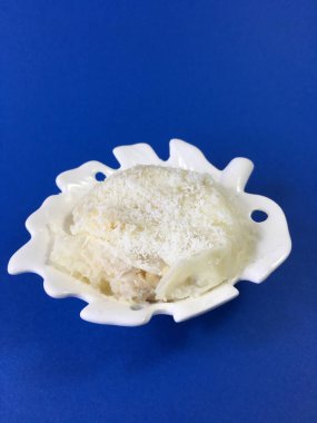 fındık arka plan ünitesi ile doldurulmuş pirinç gofret izole