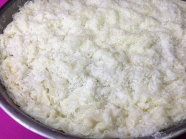 fındık arka plan ünitesi ile doldurulmuş pirinç gofret izole