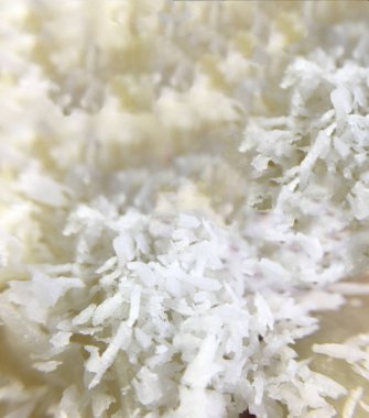 fındık arka plan ünitesi ile doldurulmuş pirinç gofret izole