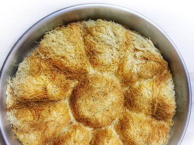 kadayıf tatlısı arka plan ünitesi izole