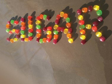 bayram şekeri izole