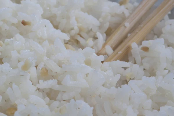 Izolowanie Jednostki Tło Jedzenie Ryżu — Zdjęcie stockowe