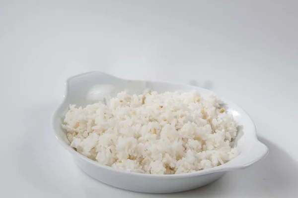 Rýže Potraviny Pozadí Jednotka Izolovat — Stock fotografie