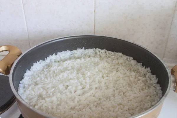 大米食品背景单位隔离 — 图库照片
