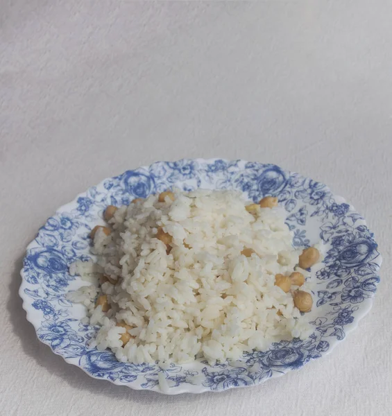 Arroz Unidade Fundo Alimentar Isolado — Fotografia de Stock