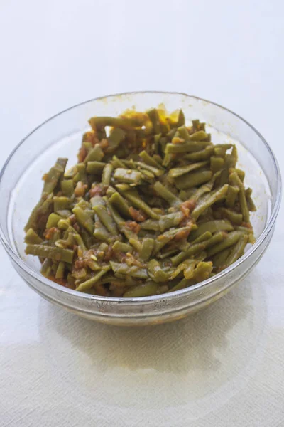 Fresh beans turkish cuisine — Stock Photo, Image