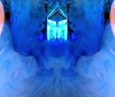 Splash boya su sızıntısı boya izole