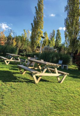 Bahçe ve oturma grupları