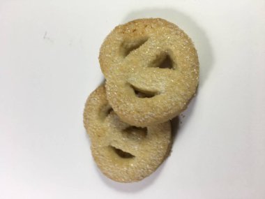 Bisküvi arka plan ünitesi izole