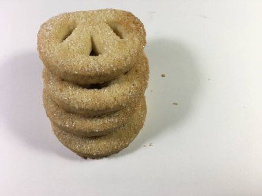 Bisküvi arka plan ünitesi izole