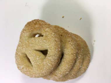 Bisküvi arka plan ünitesi izole