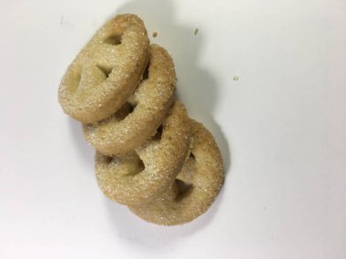 Bisküvi arka plan ünitesi izole