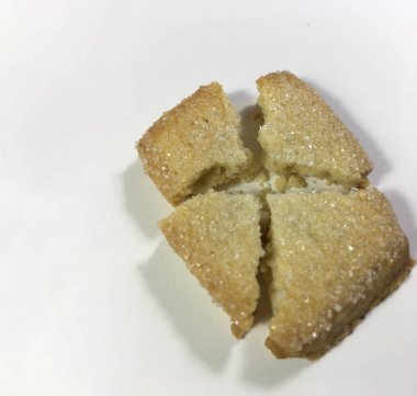 Bisküvi arka plan ünitesi izole