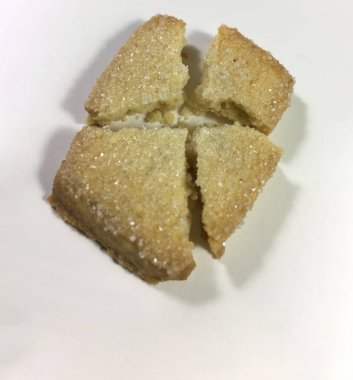 Bisküvi arka plan ünitesi izole