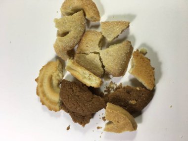 Bisküvi arka plan ünitesi izole