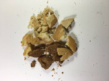 Bisküvi arka plan ünitesi izole