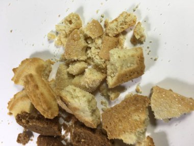 Bisküvi arka plan ünitesi izole