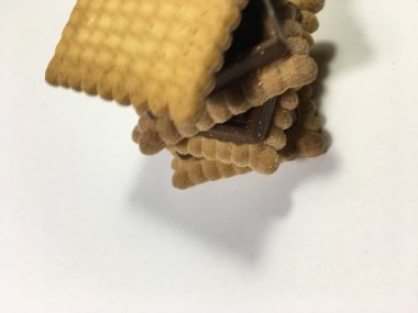 Bisküvi arka plan ünitesi izole