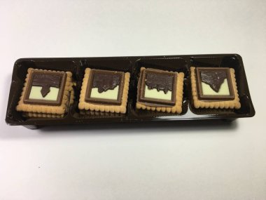 Bisküvi arka plan ünitesi izole