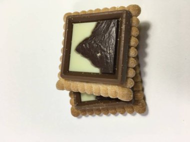 Bisküvi arka plan ünitesi izole