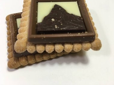 Bisküvi arka plan ünitesi izole