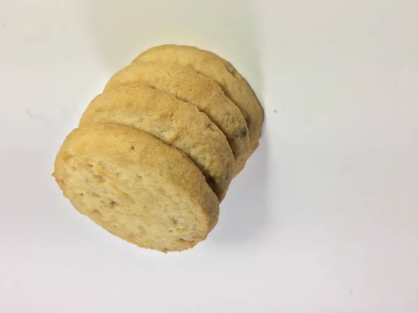 Biscuit Background Unit Isolate — Stock Photo, Image