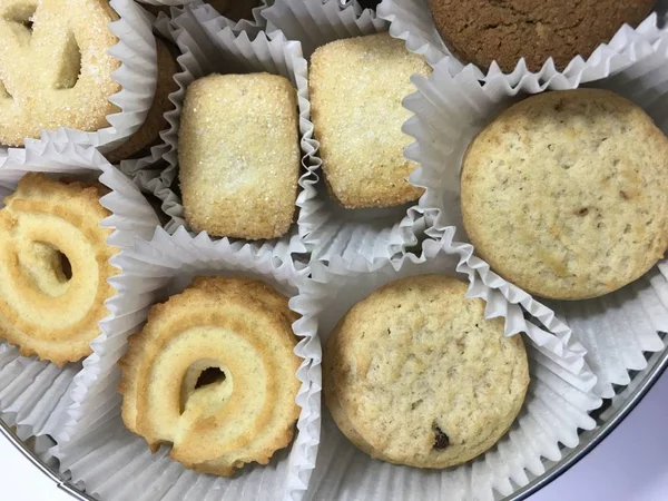 Bisküvi arka plan ünitesi izole