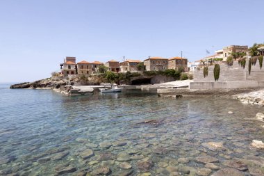 agios dimitrios mani bölümü Hıristiyani sahil üzerinde liman 