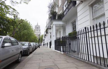 Londra Kensington Güney Teras döşemesi