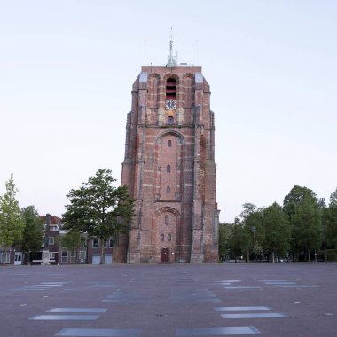 eski kule oldehove friesland, leeuwarden, sıcak başkenti 