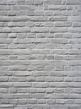 gri kare tuğla duvar parçası boyalı