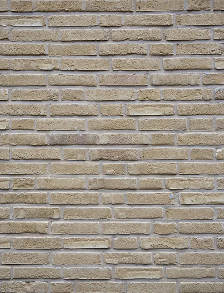 시멘트 관절 노란색 크림 벽돌 벽의 일부 — 스톡 사진
