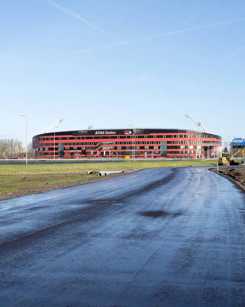 Estadio de fútbol de az alkmaar en los Países Bajos — Foto de Stock