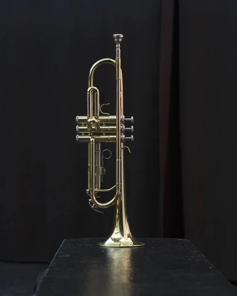 Része hangos rézfúvós zenekar eszköz trombita — Stock Fotó