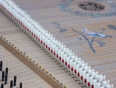 tuzaklarına bridge ile eski klavsen gövdesi içinde