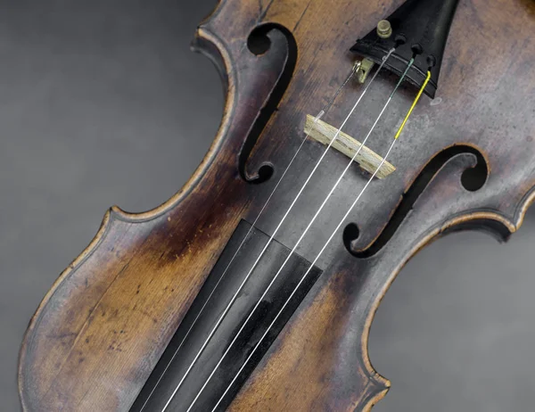Arc-hegedű, sötétszürke háttérrel a Vértes — Stock Fotó