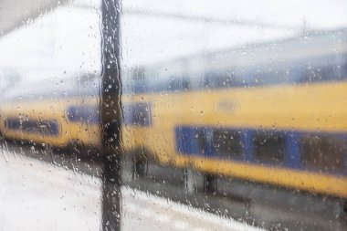 tren istasyonu vaartse rijn Utrecht Hollanda şehir