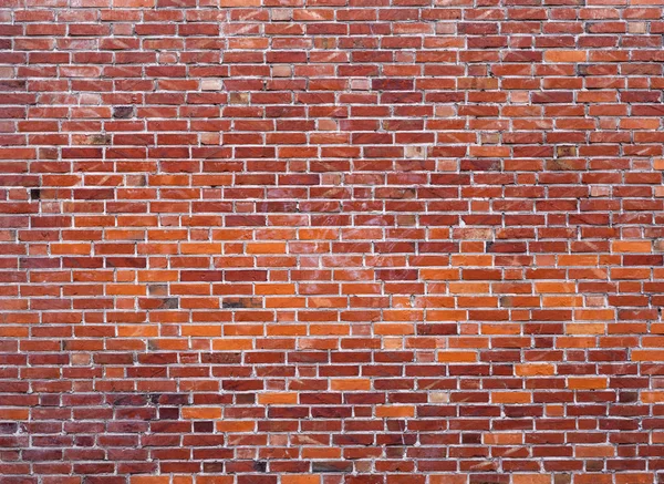 Parte da alvenaria da parede com tijolos vermelhos — Fotografia de Stock