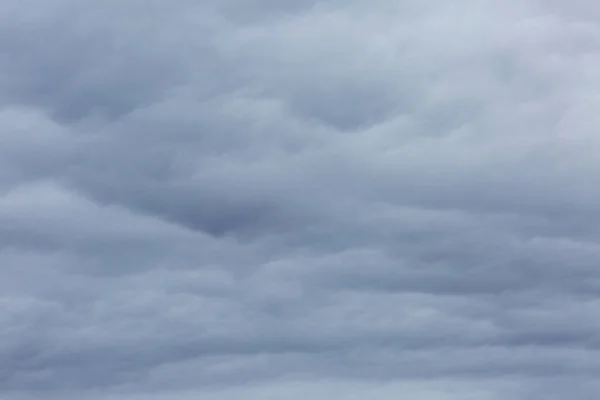 Nublado Céu Azul Sombrio Contexto Espaço Para Texto — Fotografia de Stock