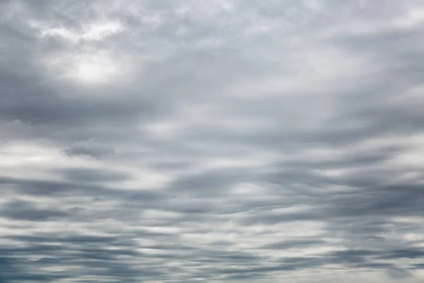 Cielo Nuvoloso Drammatico Grigio Blu Contesto Spazio Testo — Foto Stock