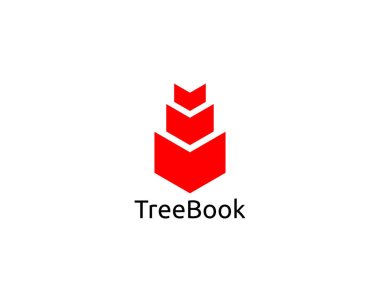 Özet kitabı logo tasarım şablonu vektör çizim