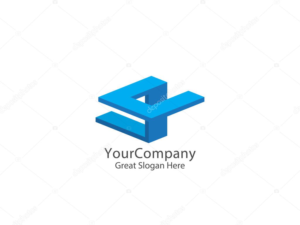 Abstract initial letter AE Logo. Data House design concept