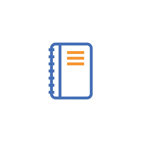 Ícone esboço notebook. ícone de nota de papel de documento isolado em estilo de linha fina para design gráfico e web. Símbolo plano simples Pixel vetor perfeito Ilustração . — Vetor de Stock