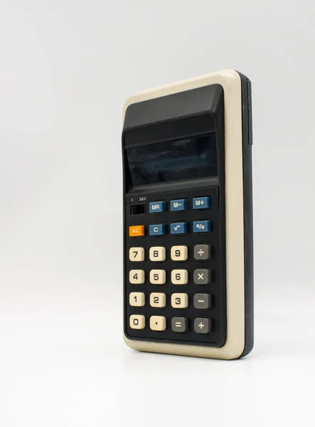 Vintage rekenmachine geïsoleerd — Stockfoto
