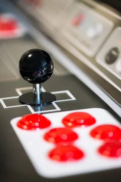 Joystick arcade preto — Fotografia de Stock