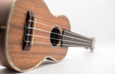 Ukulele saten bitmiş