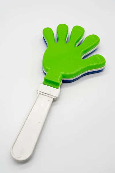 Plastic toy hand clapper — Stock Photo, Image